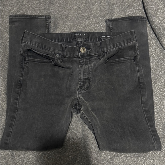 PacSun Men’s Black Distressed Skinny Jeans | 32x30 | Street Style 🖤 - Picture 7 of 9